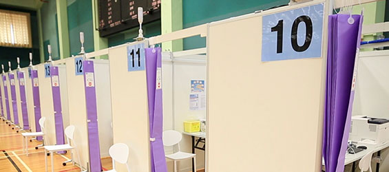 Vaccination Booths