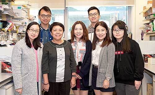 Dr. Judith Mak and her research associates