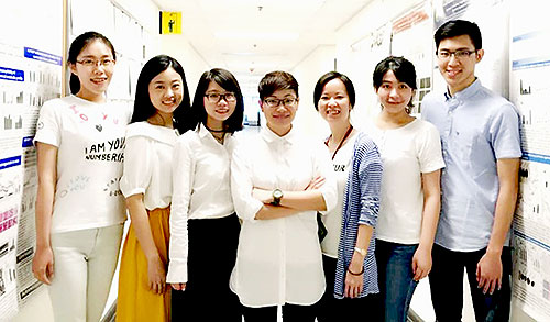 Dr. Ruby Hoo and her research associates