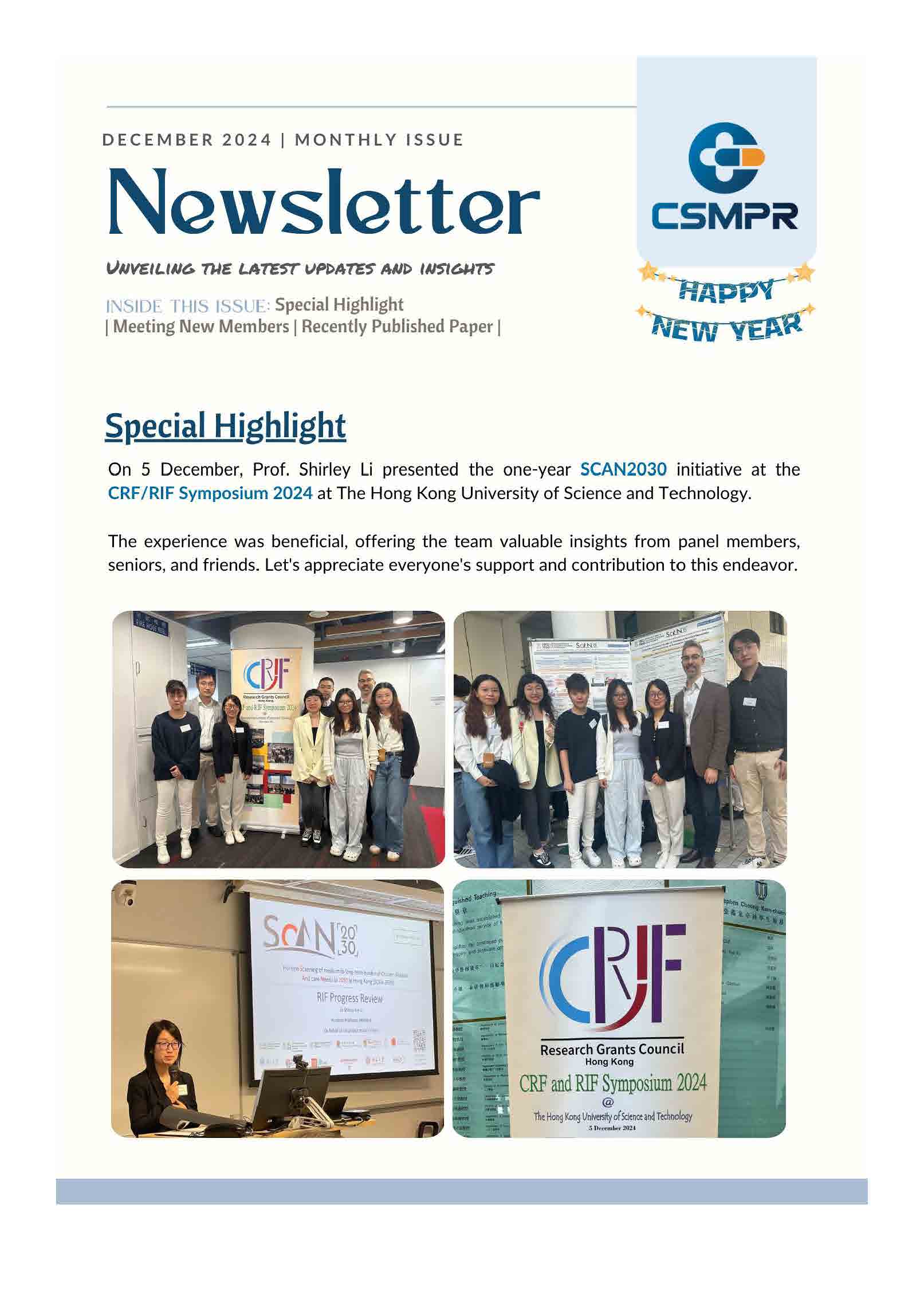 CSMPR Newsletter  Dec 2024Page1