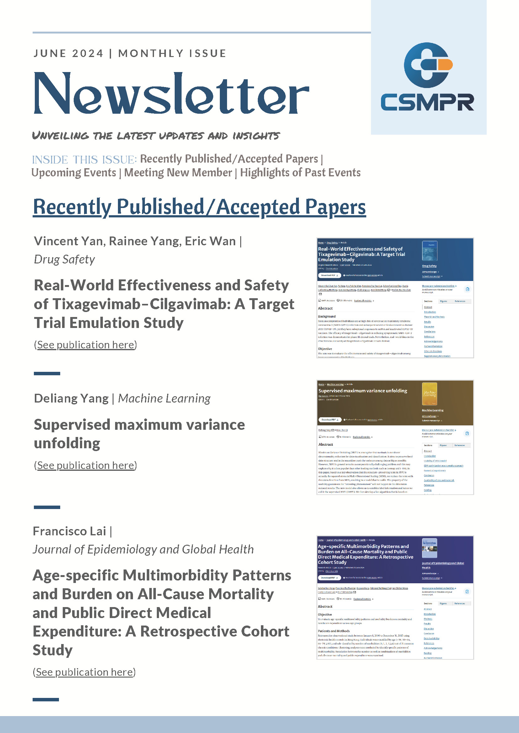 CSMPR Newsletter June 2024Page1