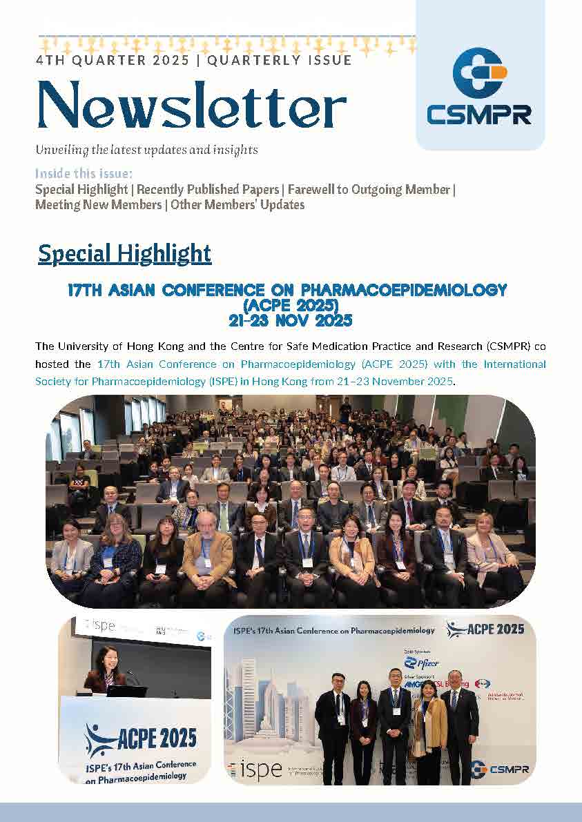 CSMPR Newsletter - 4th Quarter 2025 page1