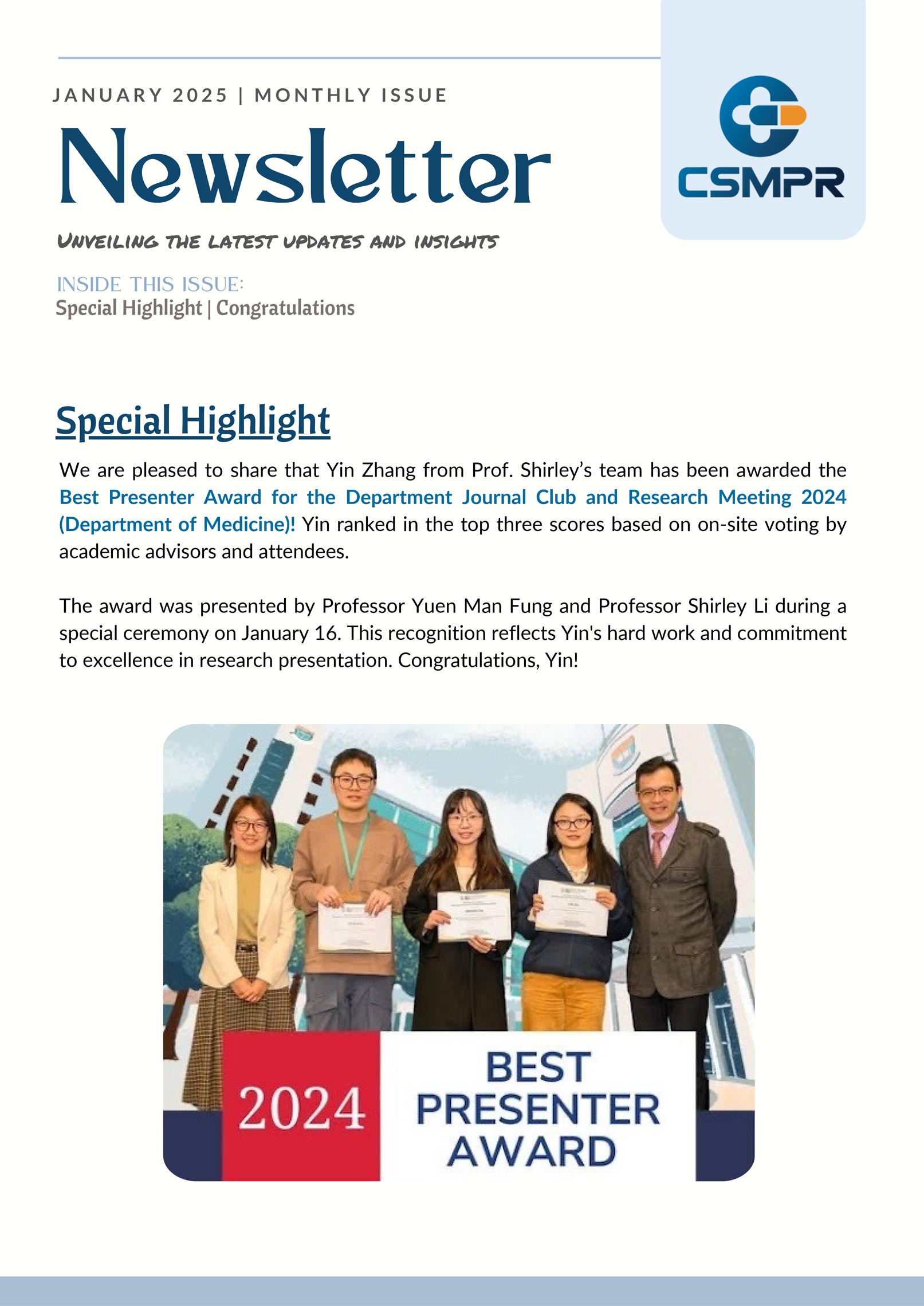 CSMPRNewsletterEmailJan20251